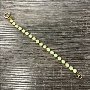 Victoria Lynn Gold Bracelet with Opalescent Accents